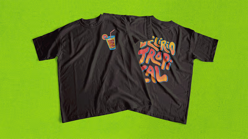 Cover image for Apparel design for Delírio Tropical: