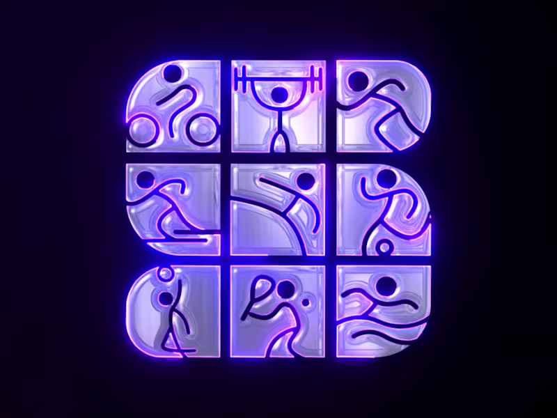 Cover image for Exploring logo animations inspired by cyberpunk aesthetics. ...