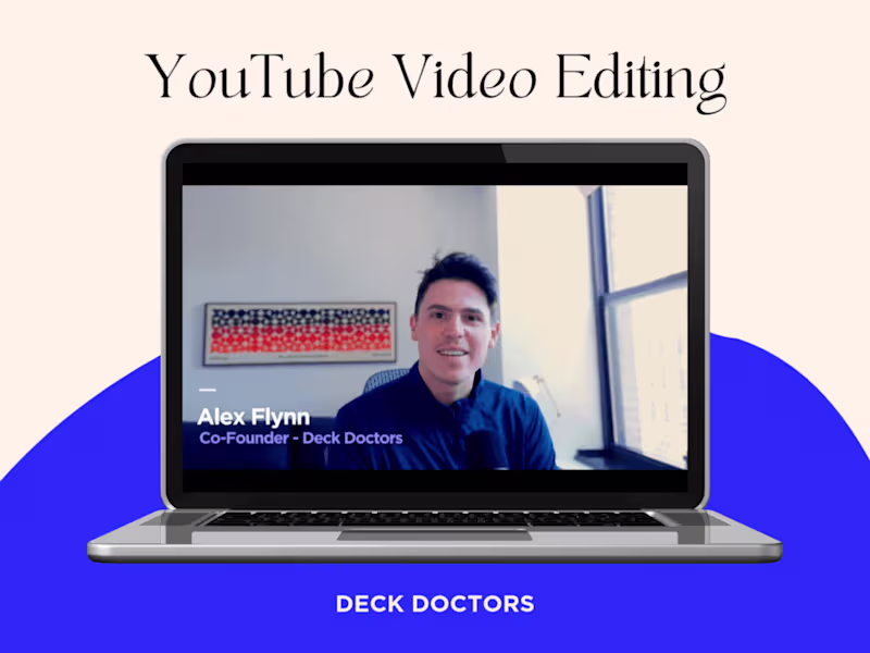 Cover image for YouTube Podcast Video Editing - Deck Doctors
