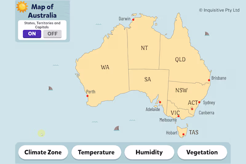 Cover image for Australia's Interactive Climate Map for Digital Lesson