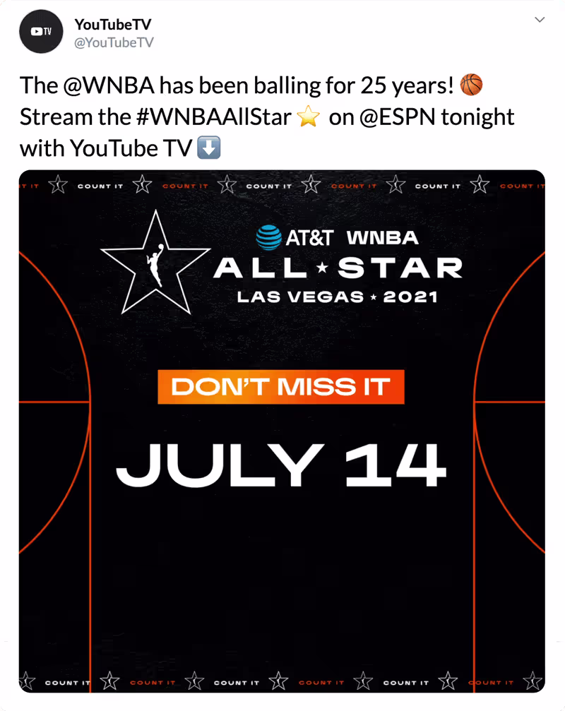 Cover image for 2021 WNBA All-Star Game Announcement