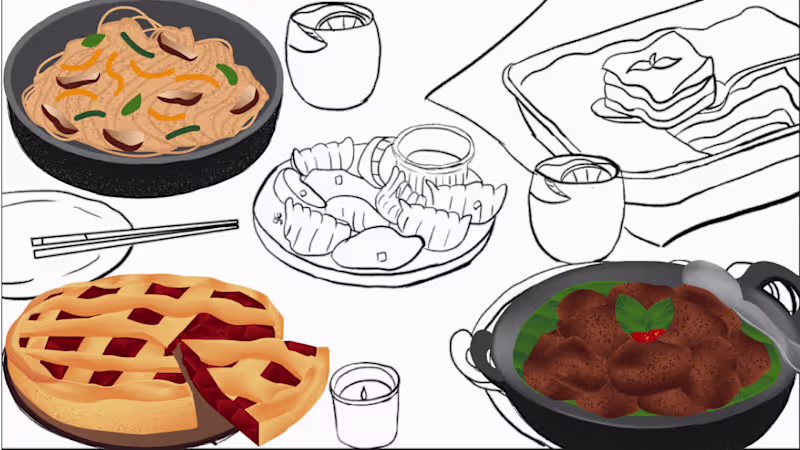 Cover image for Global Potluck Illustration | Illustration🍲