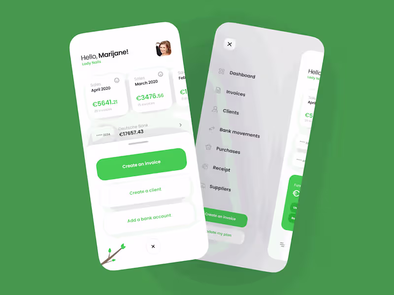 Cover image for 🐨 Finance & Invoicing mobile app 🐨