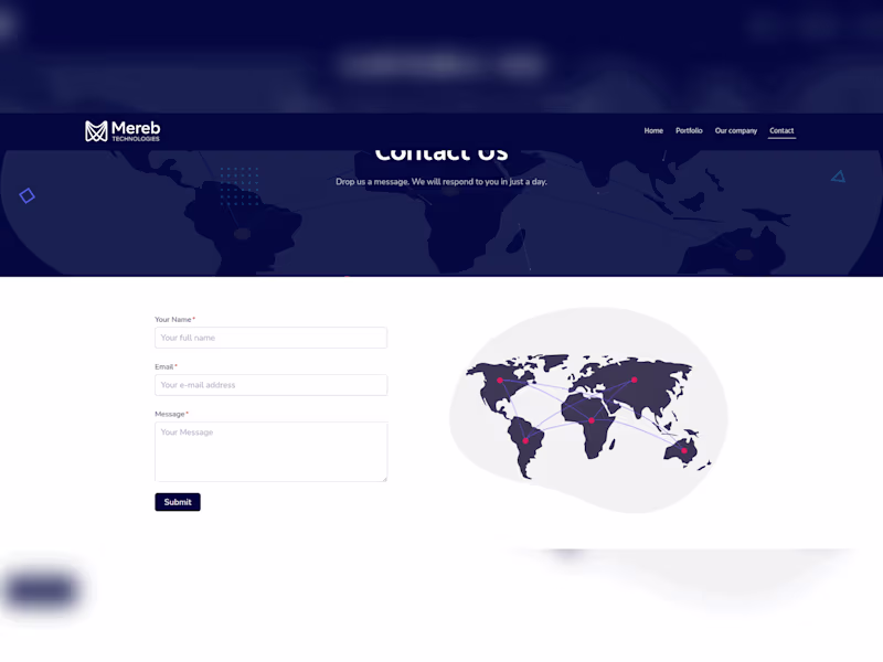 Cover image for Mereb Website