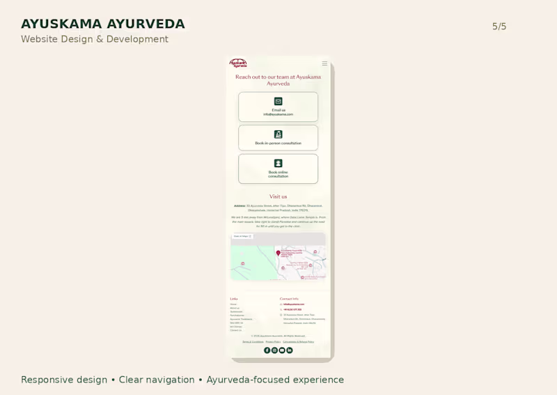 Cover image for Designed and developed a responsive
