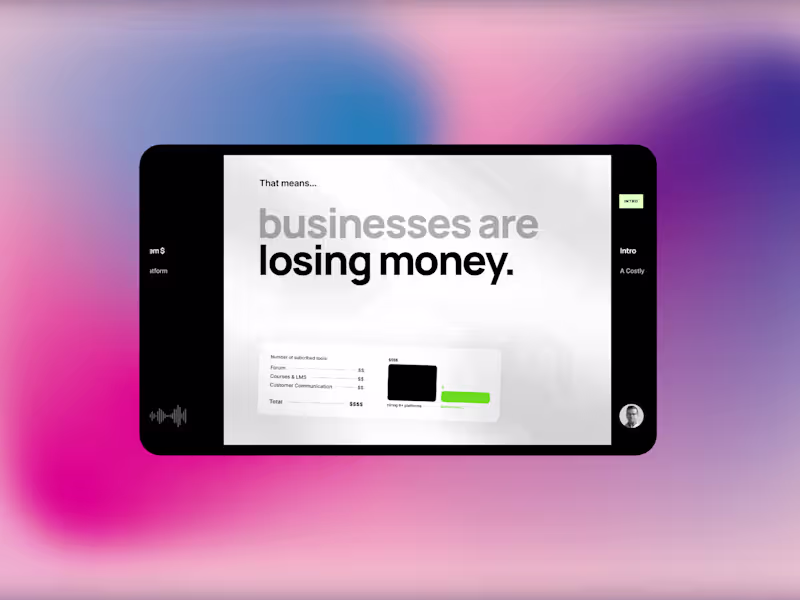 Cover image for SaaS Company Investor Pitch Deck Design