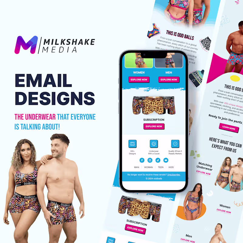 Cover image for OddBalls | Email Redesign