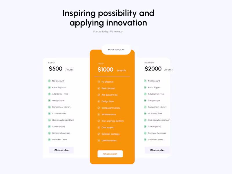 Cover image for Start up landing page | Web ui design