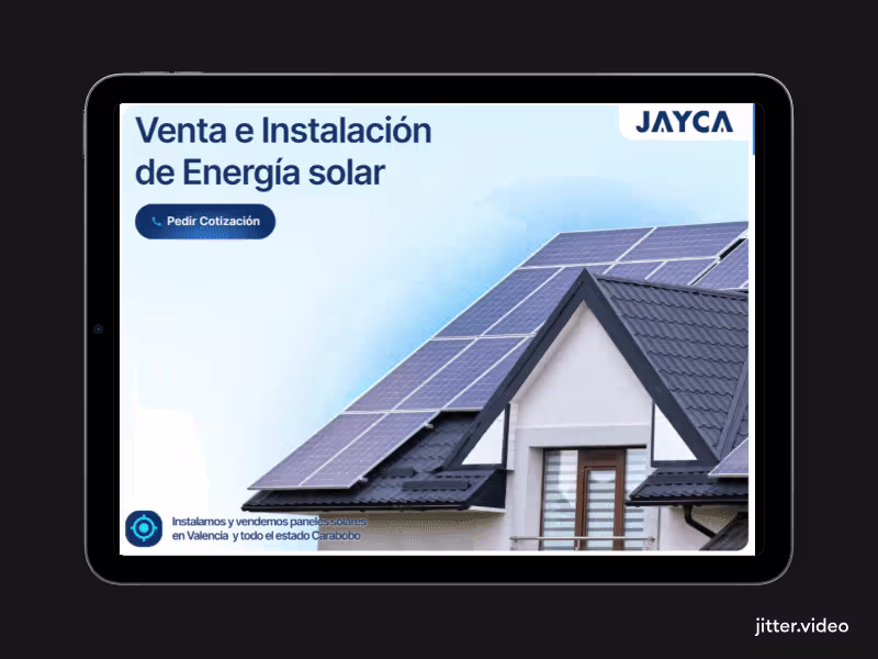 Cover image for Jayca Solar (old) + Lottie animations