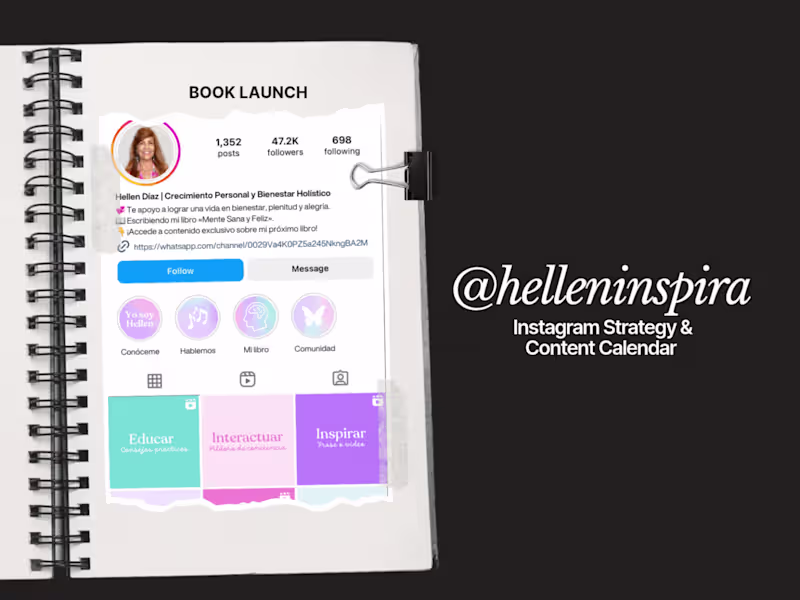 Cover image for Social Media Strategy + Templates for Book Launch