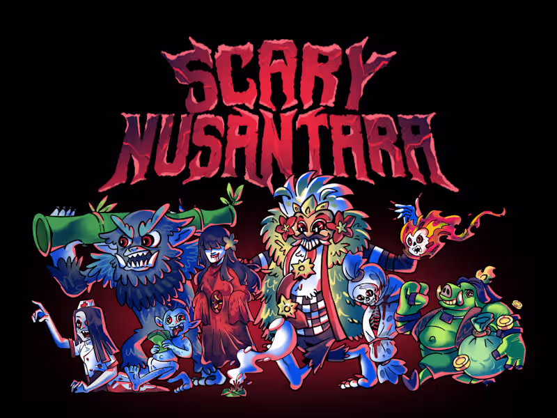 Cover image for Character Design Scary Nusantara