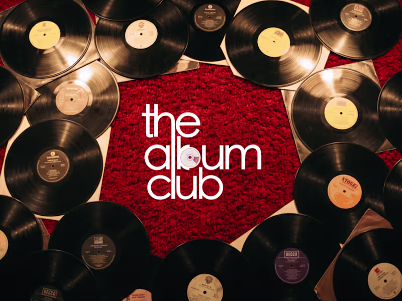 Cover image for The Album Club Logo Design