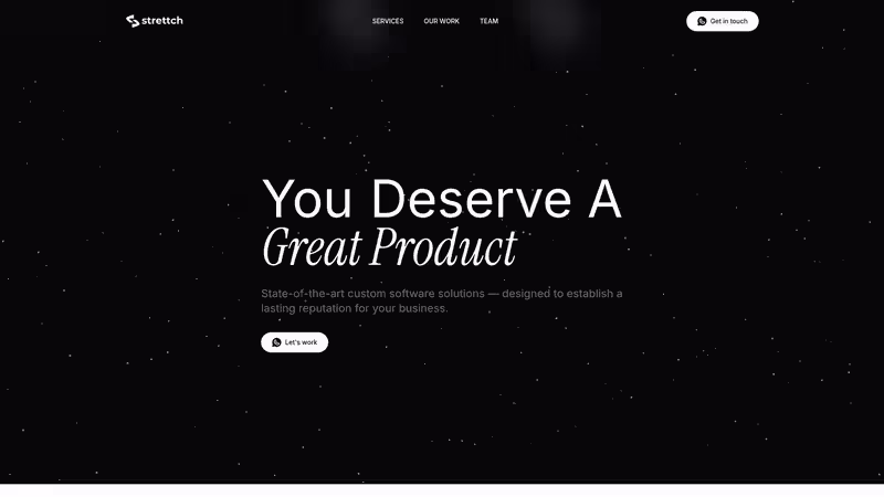 Cover image for Strettch – Agency Landing & Marketing Website