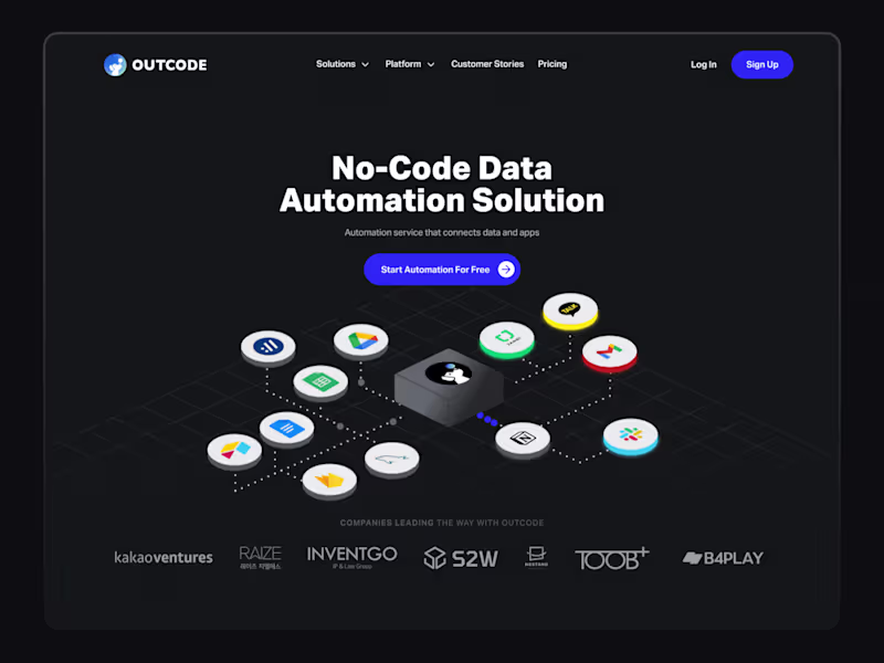 Cover image for Outcode.biz - Lottie Animations :: Behance