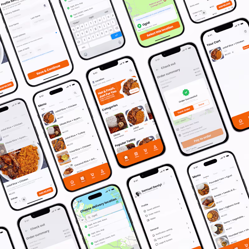 Cover image for Designed a seamless food ordering