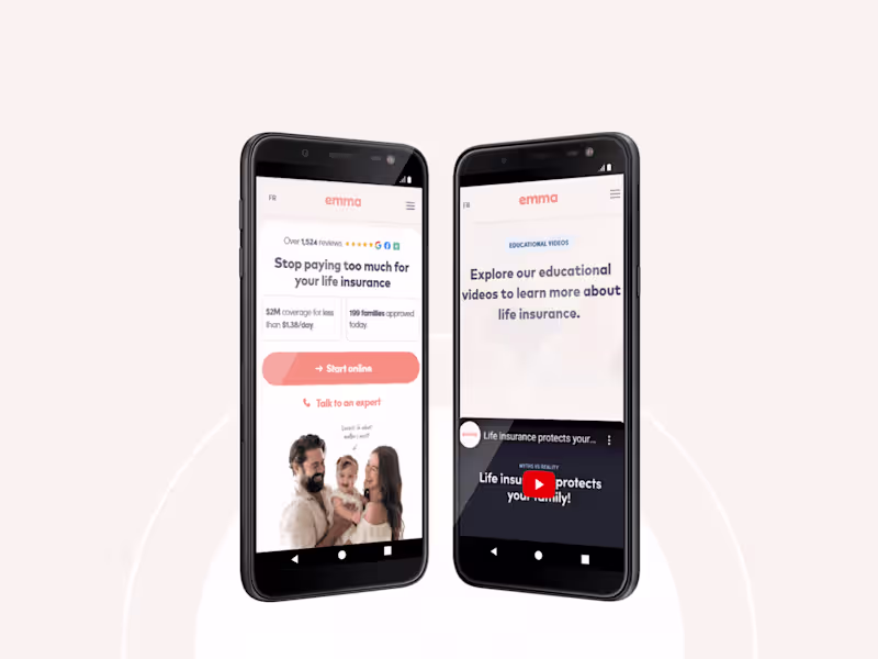 Cover image for Webflow Landing Page Development: Emma