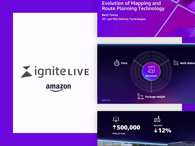 Cover image for Amazon Ignite Live Event Presentation