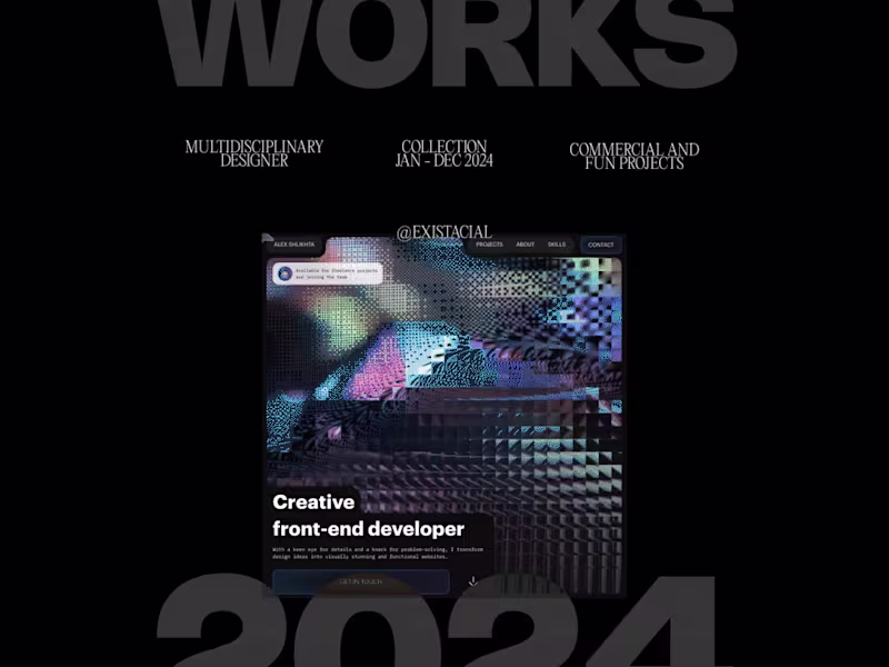 Cover image for Selected works 2024 · Brand Identity and Web Design projects