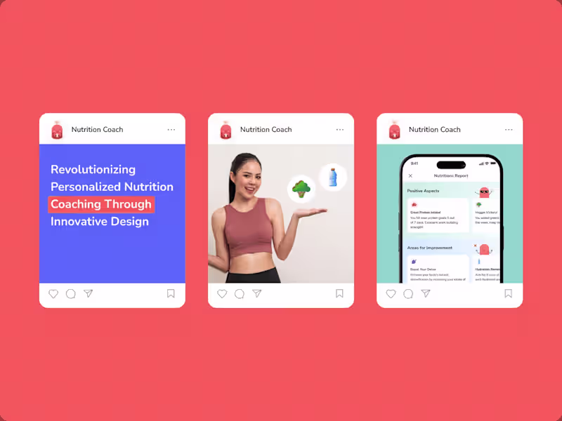 Cover image for App Design for AI-powered Nutrition Coach