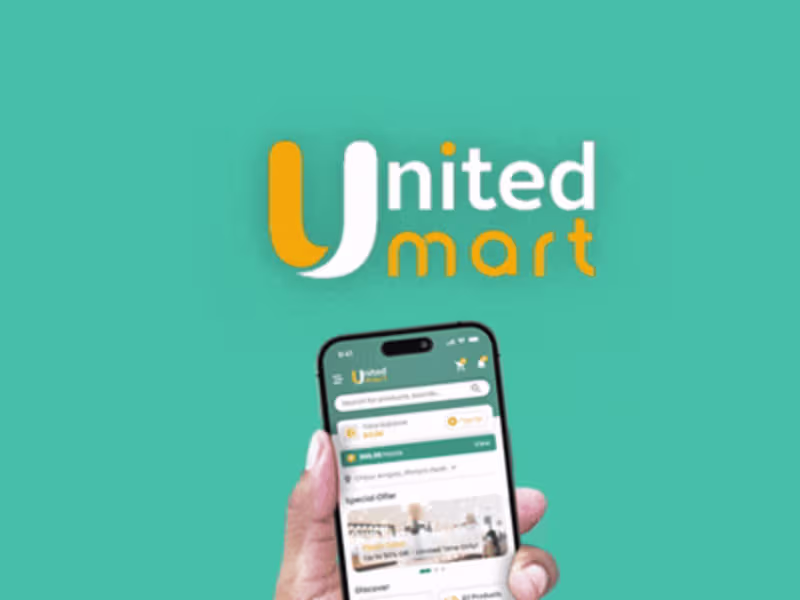 Cover image for United Mart Grocery Retail Mobile App Design