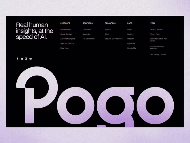 Cover image for Website Experience for Pogo