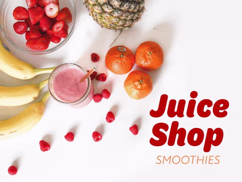 Cover image for
Juice Shop Smoothies | Branding + Web Design