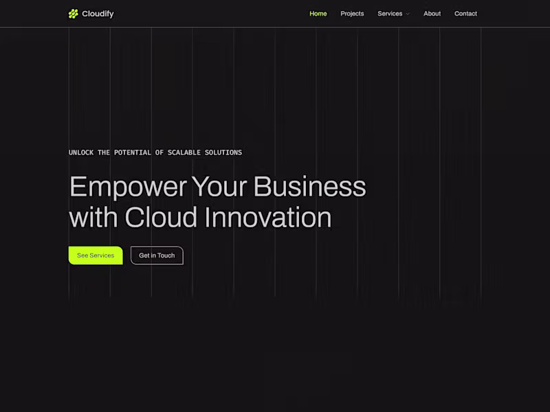 Cover image for Cloudify – Framer Template