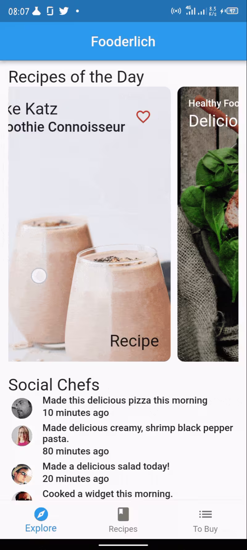 Cover image for Fooderlich App Development