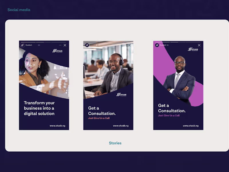 Cover image for STUUB Technologies — Brand Identity & Guidelines