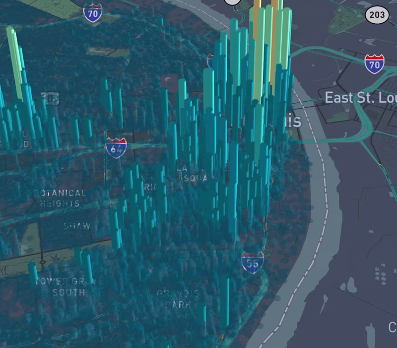 Cover image for 3D Mapbox Data Visualization and Analysis