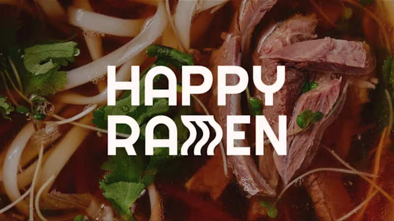 Cover image for Happy Ramen | Branding