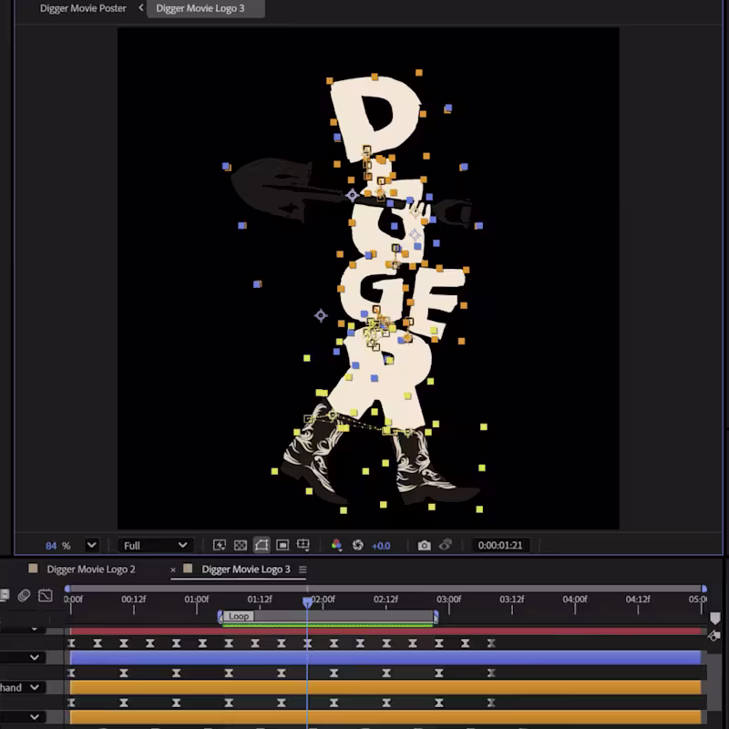 Cover image for Digger Movie Live Poster Animation