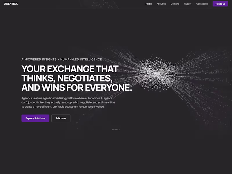 Cover image for AgenticX Webflow Development 
