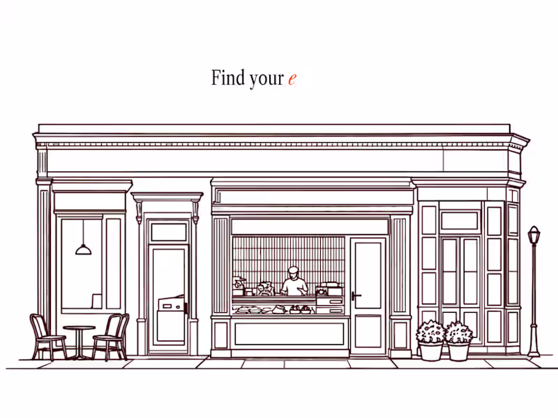 Cover image for Illustration for Flaner, cafe &