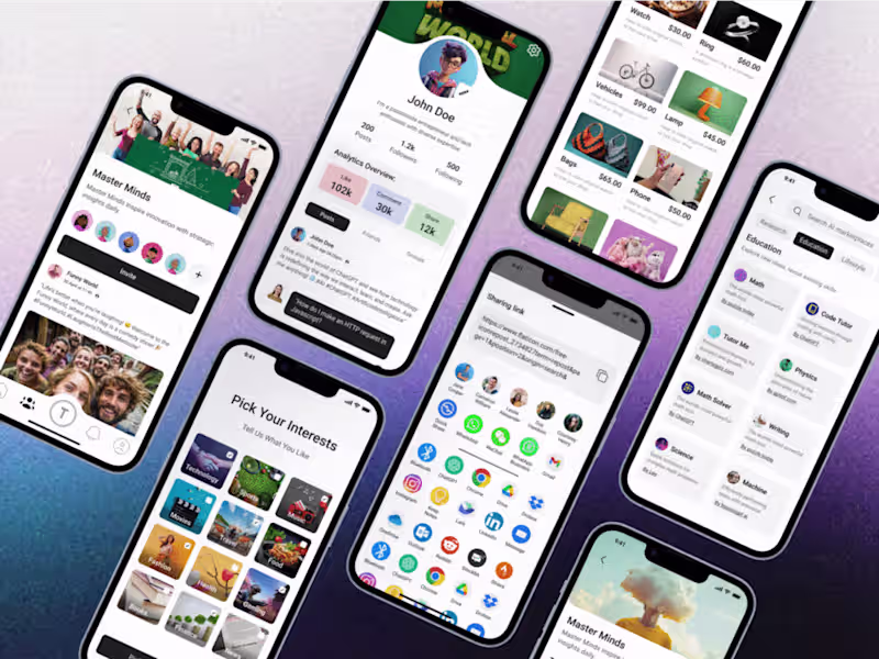 Cover image for App Design Projects