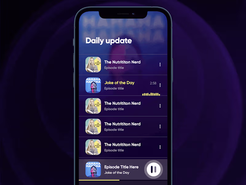 Cover image for Product & Brand Design for Volley FM App 