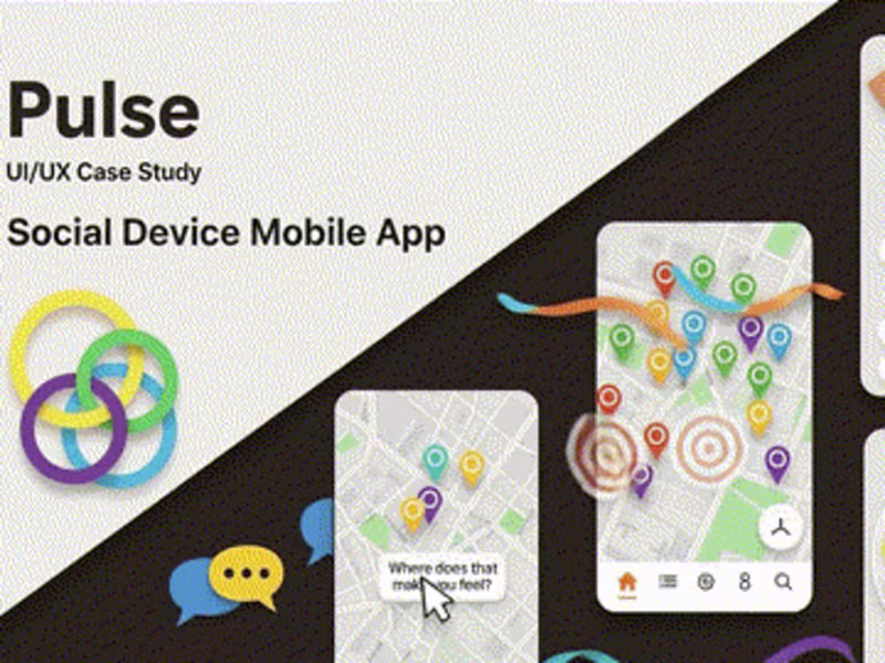 Cover image for Pulse – UI/UX Case Study of a Social App Designed in Figma