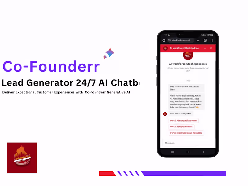 Cover image for Lead Generator 24/7 AI Chatbot for Largest Franchise Agency