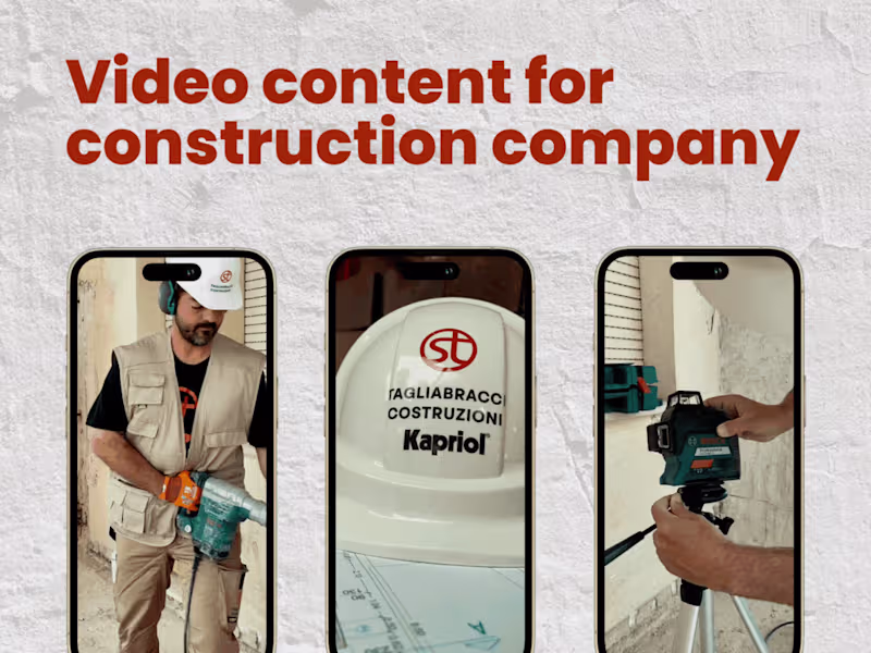 Cover image for Brand Video for Italian Construction Company