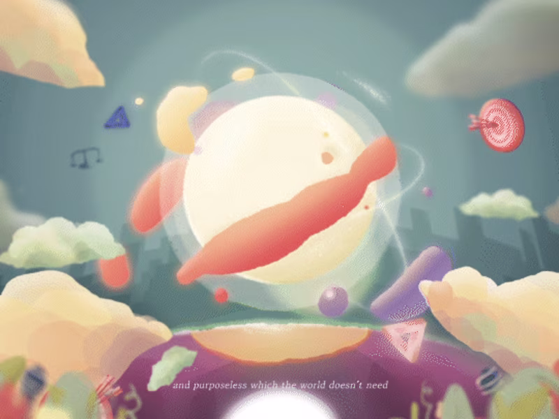 Cover image for Motion Graphics Film: ‘allow yourself to shine’ 