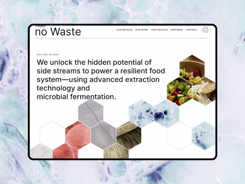 Cover image for Simply No Waste — One-Page Website Design & Build