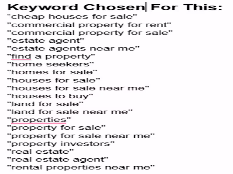 Cover image for Search ads project for a real estate company