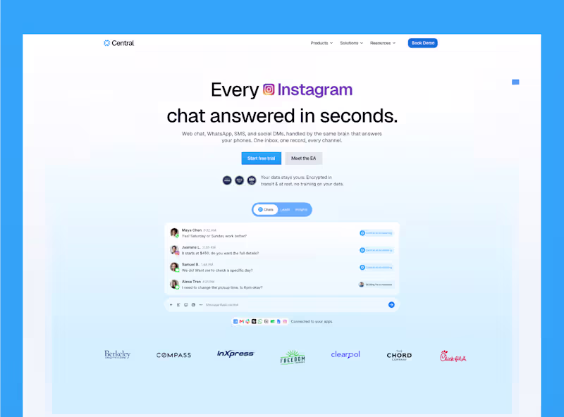 Cover image for UI and Framer Design for Central 