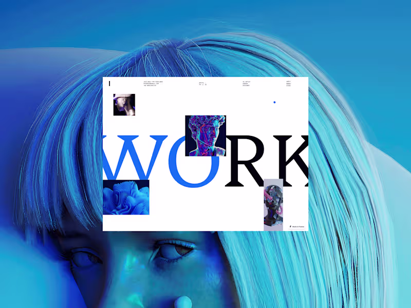 Cover image for INKY - Portfolio Template for 3D Artist, Photographers and Desig
