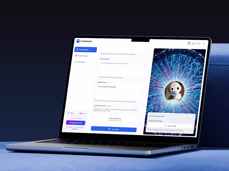 Cover image for Full stack Dev "FlowBrain": AI Agent Platform lowBrain is an...