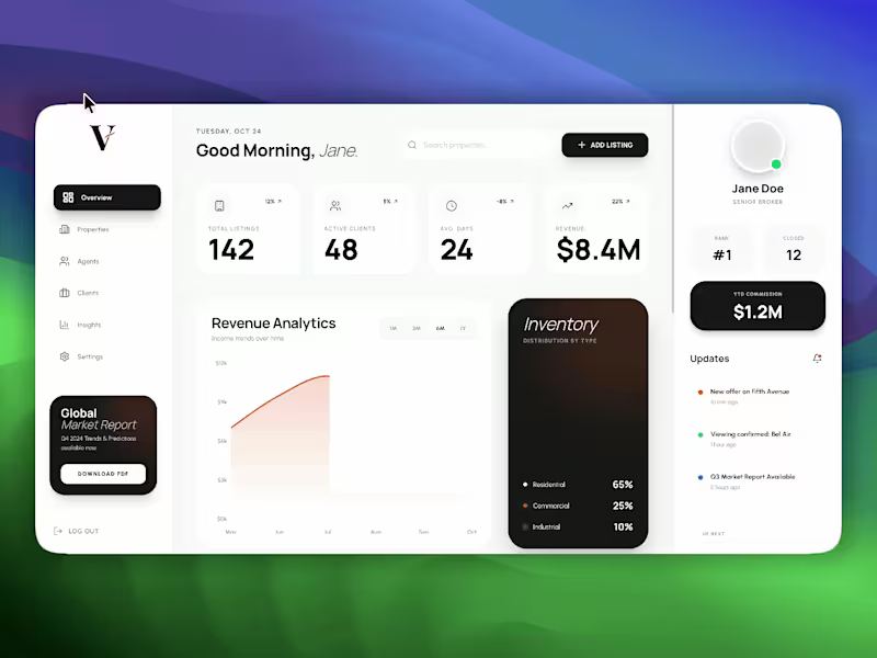 Cover image for Vantage Real Estate Intelligence Platform