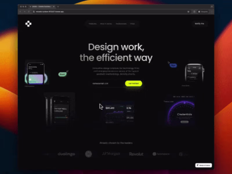 Cover image for Atomic – Creative Business Landing Page Template for Framer