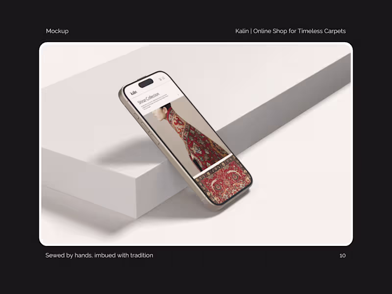 Cover image for Kalin | Online Store for Timeless Carpets