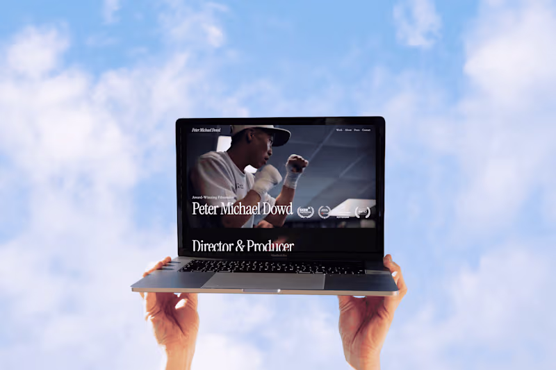 Cover image for Web Design for Filmmaker Peter Michael Dowd