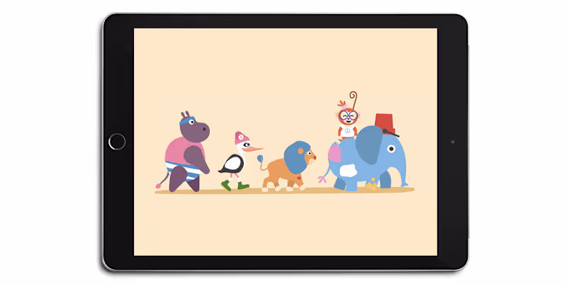 Cover image for Lottie animations for the children's app Totoli